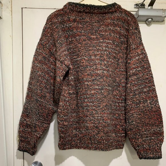 HANDMADE KNITTED CHUNKY WOOL SWEATERS SIZE L/XL - Picture 6 of 10